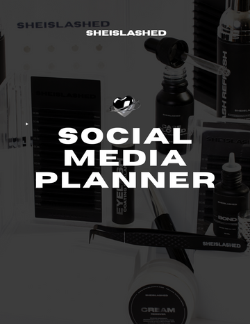 SheIsLashed: Social Media Planner