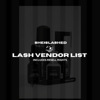 SheIsLashed: Vendor List